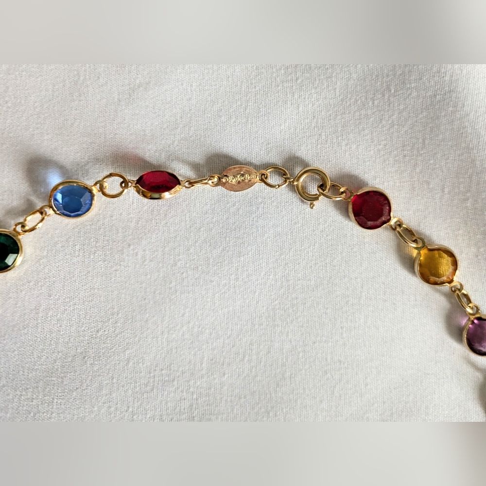Multicolor Rafaelian Austrian Crystal Necklace - image 2